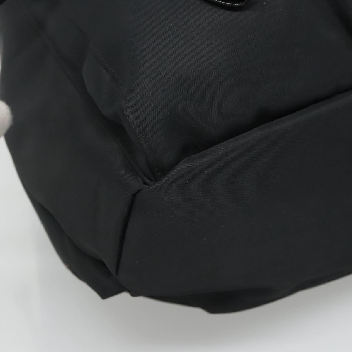 Versace Gianni Black Synthetic Backpack Bag (Pre-Owned)