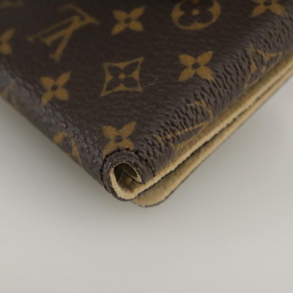 Louis Vuitton Jewelry Case Brown Canvas Wallet (Pre-Owned)