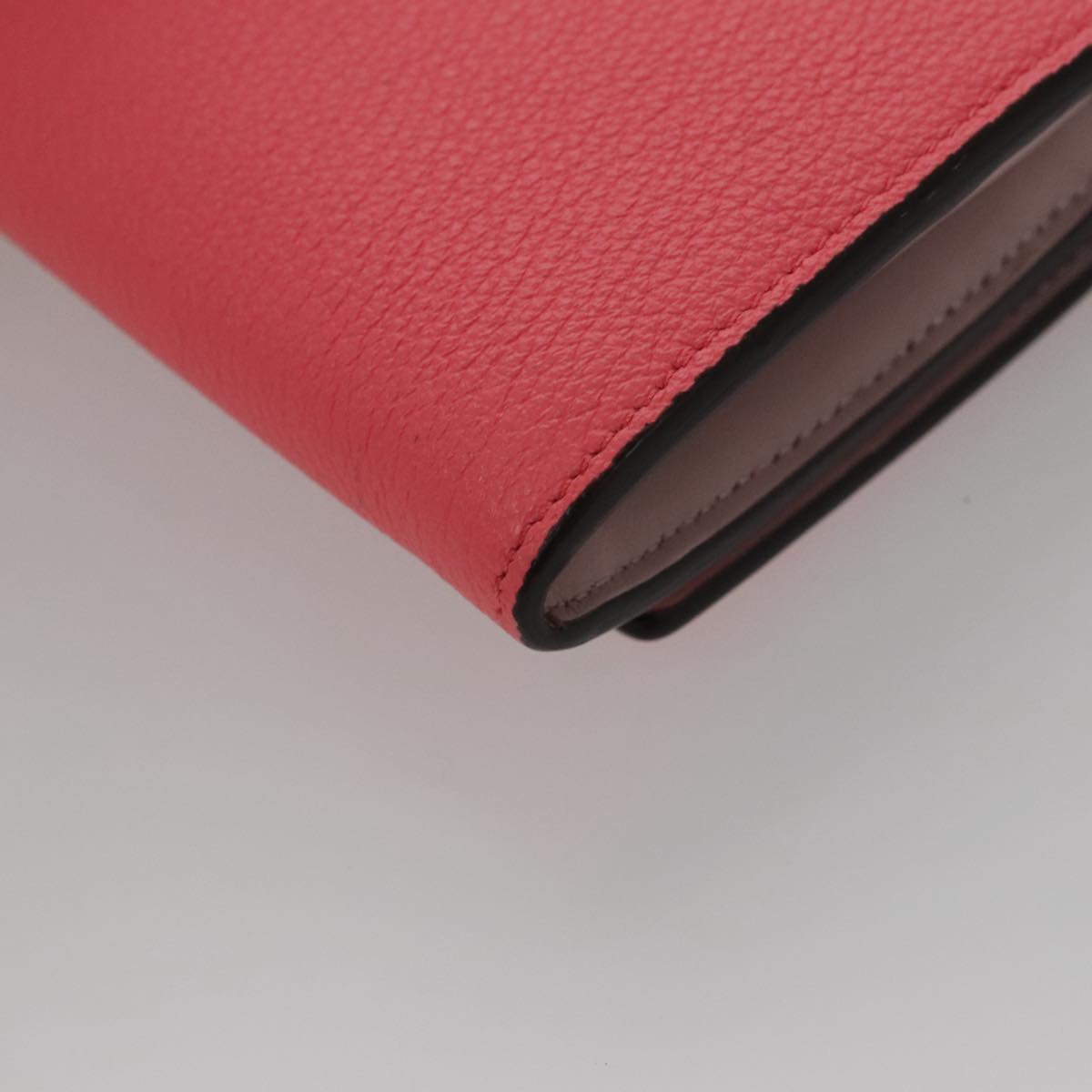 Fendi Peekaboo Pink Leather Wallet (Pre-Owned)