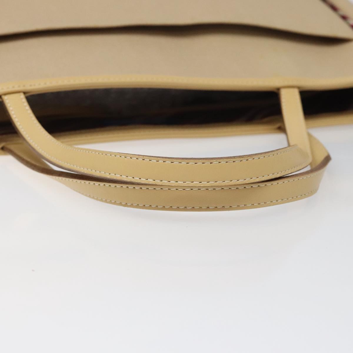 Burberry Blue Label Beige Canvas Tote Bag (Pre-Owned)