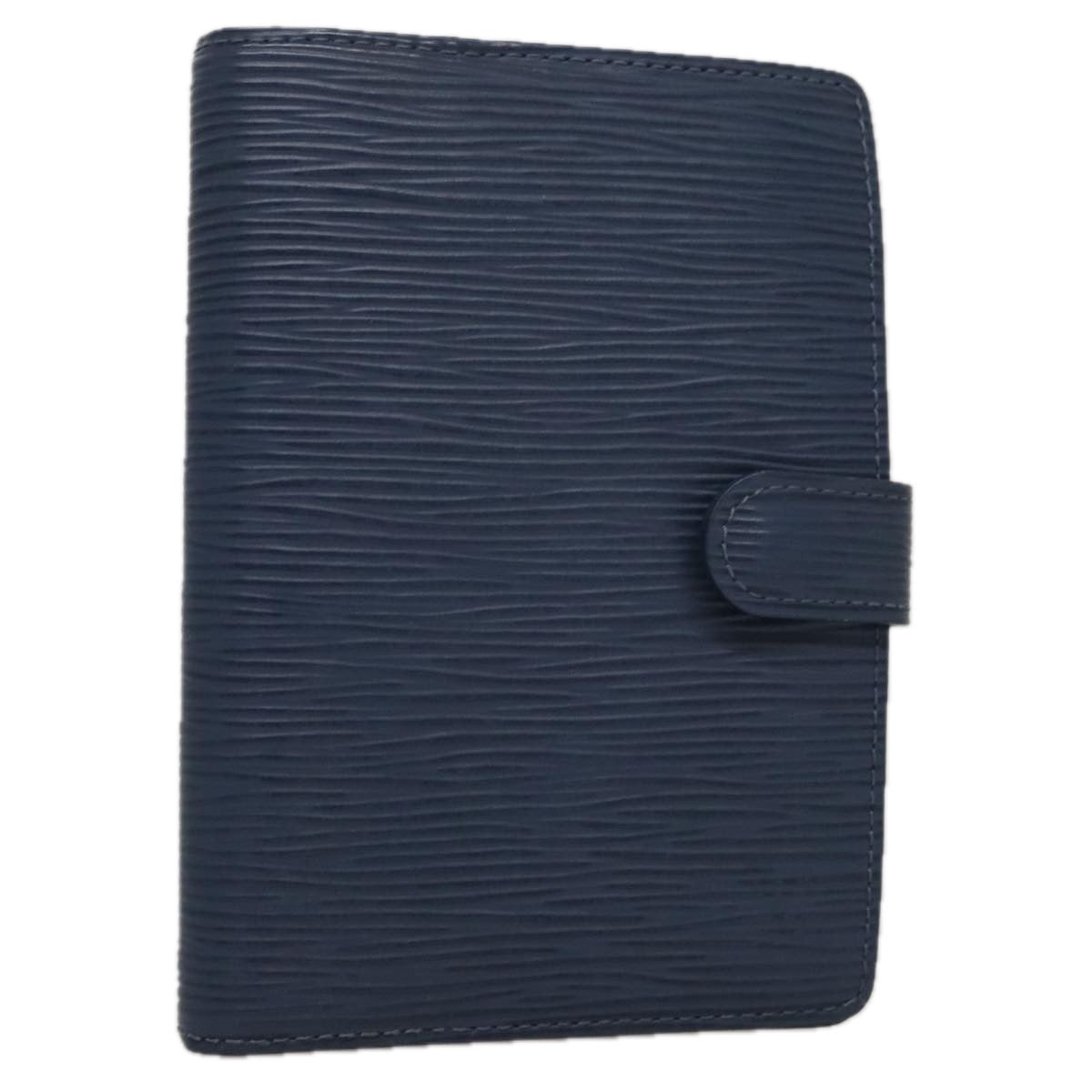 Louis Vuitton Agenda Pm Blue Leather Wallet (Pre-Owned)