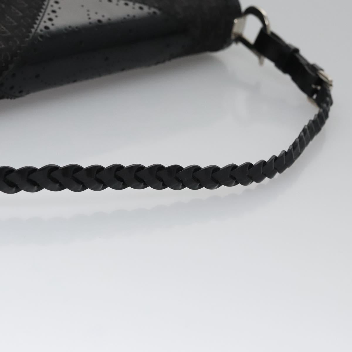 Dior Trotter Black Canvas Shoulder Bag (Pre-Owned)