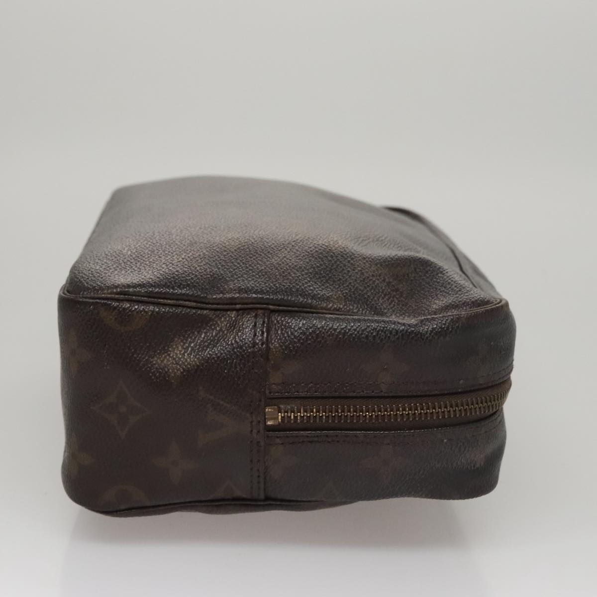 Louis Vuitton Trousse Toilette 28 Brown Canvas Clutch Bag (Pre-Owned)