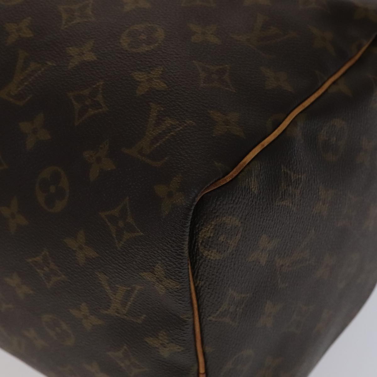 Louis Vuitton Keepall 45 Brown Canvas Travel Bag (Pre-Owned)