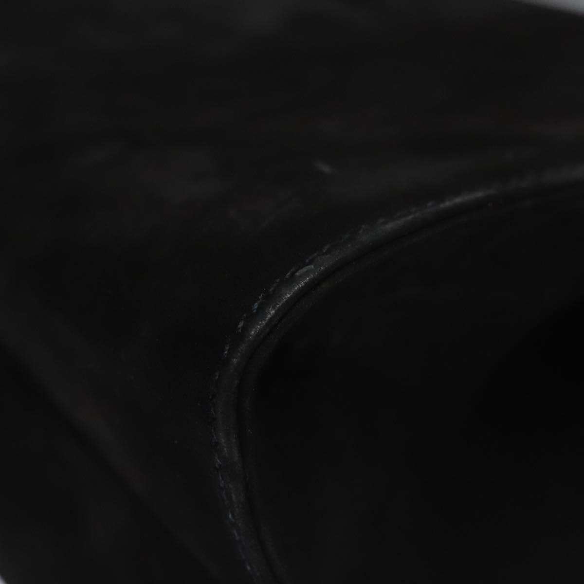 Salvatore Ferragamo Vala Black Suede Handbag (Pre-Owned)