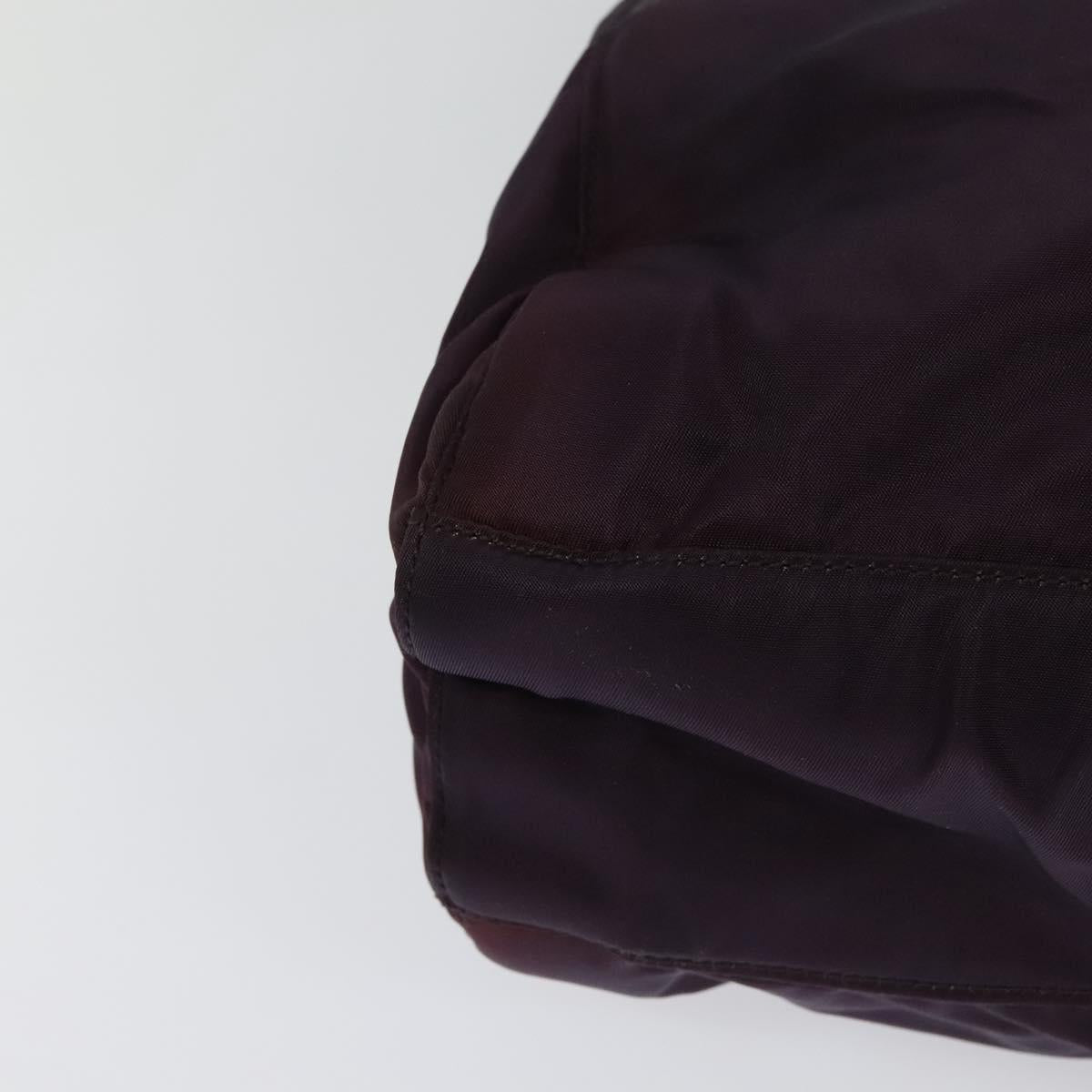 Prada Tessuto Purple Nylon Shoulder Bag (Pre-Owned)