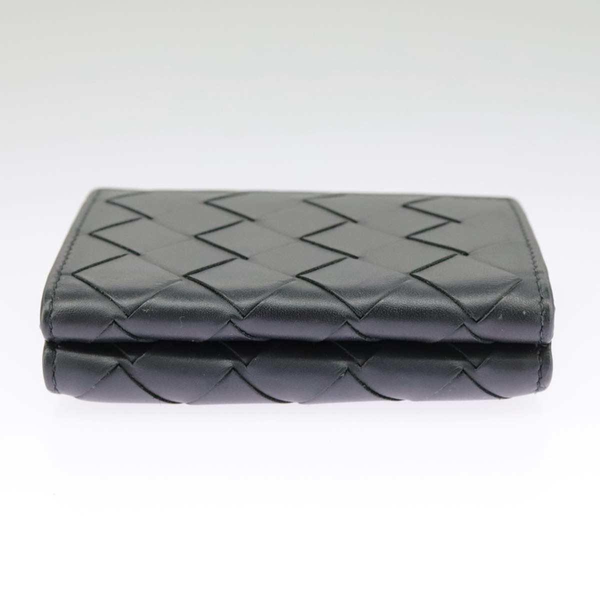 Bottega Veneta Intrecciato Black Leather Wallet (Pre-Owned)