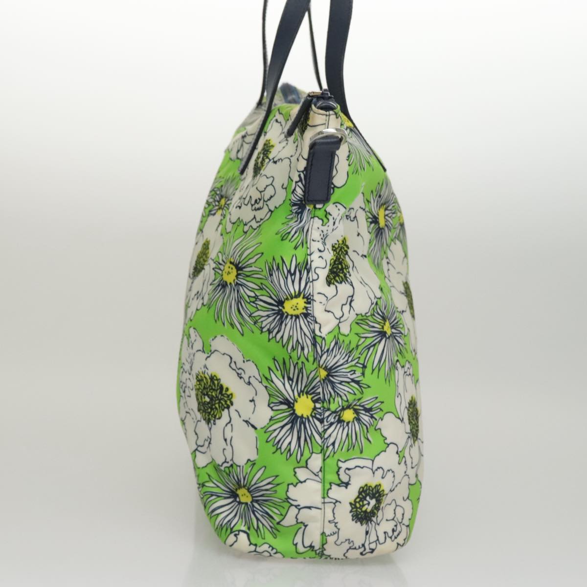 Prada Re-Nylon Green Synthetic Handbag (Pre-Owned)