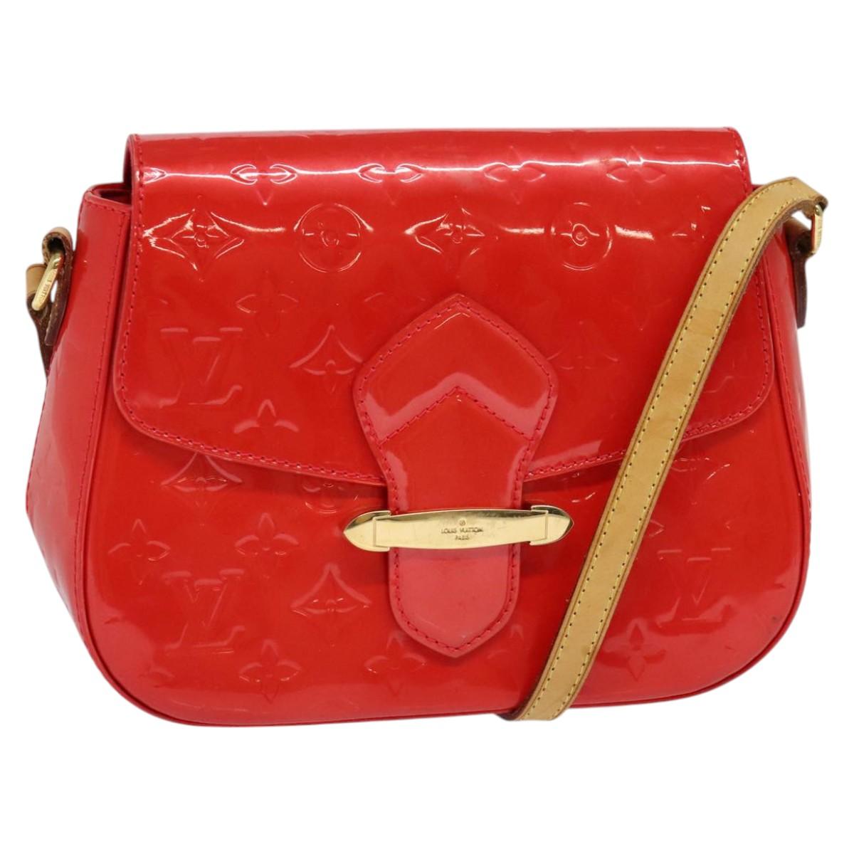 Louis Vuitton Bellflower Red Patent Leather Shoulder Bag (Pre-Owned)