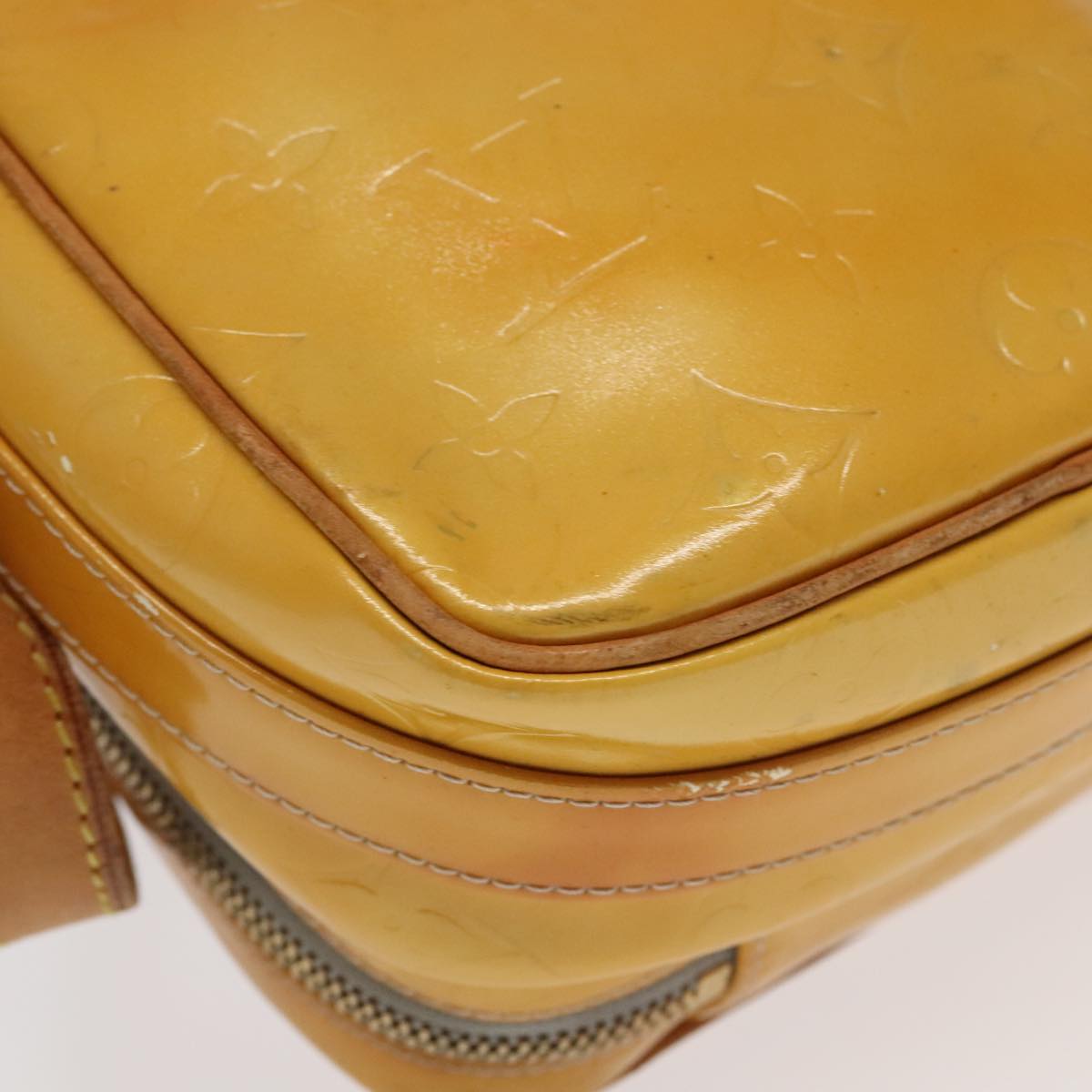 Louis Vuitton Wooster Yellow Patent Leather Clutch Bag (Pre-Owned)
