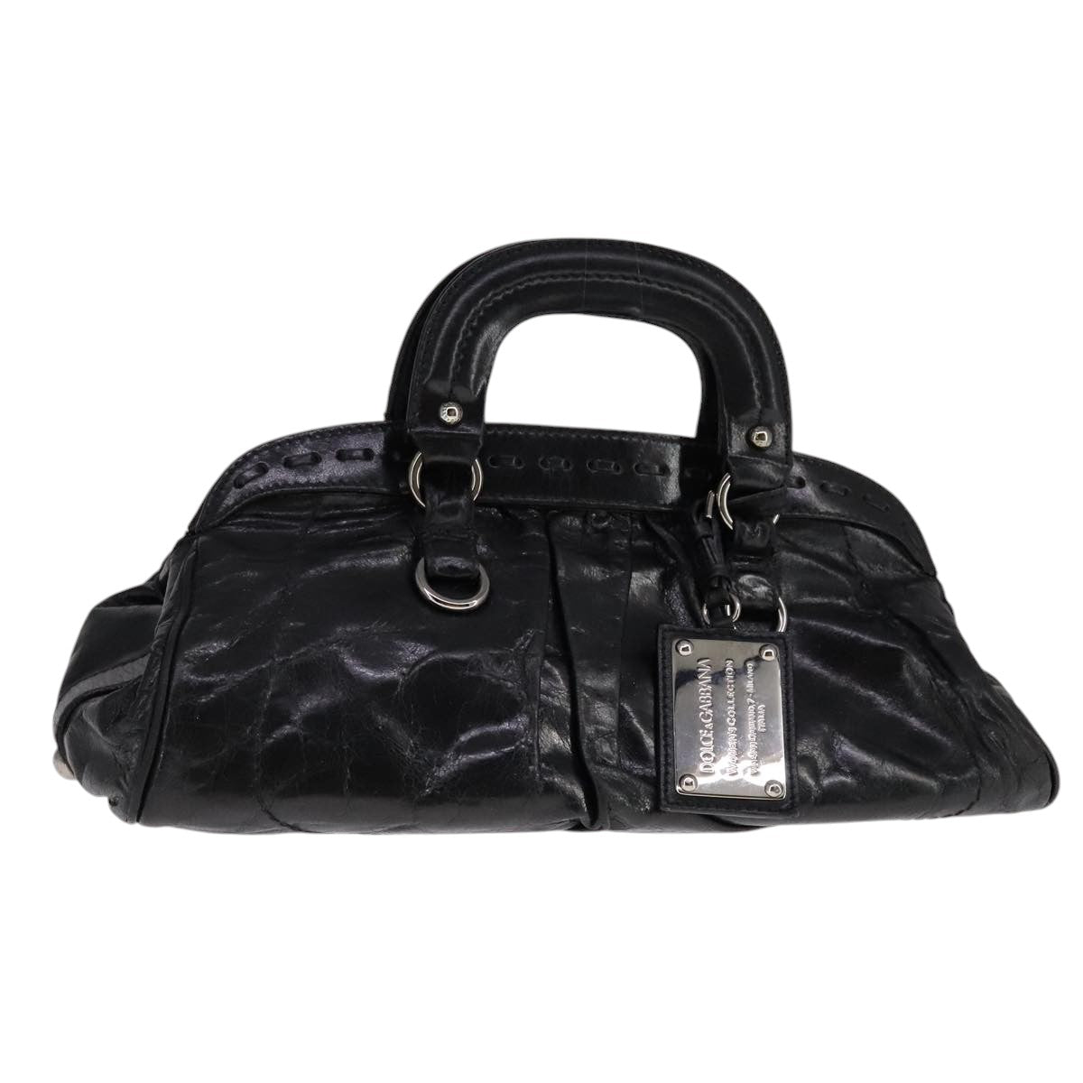 Dolce & Gabbana Black Leather Handbag (Pre-Owned)
