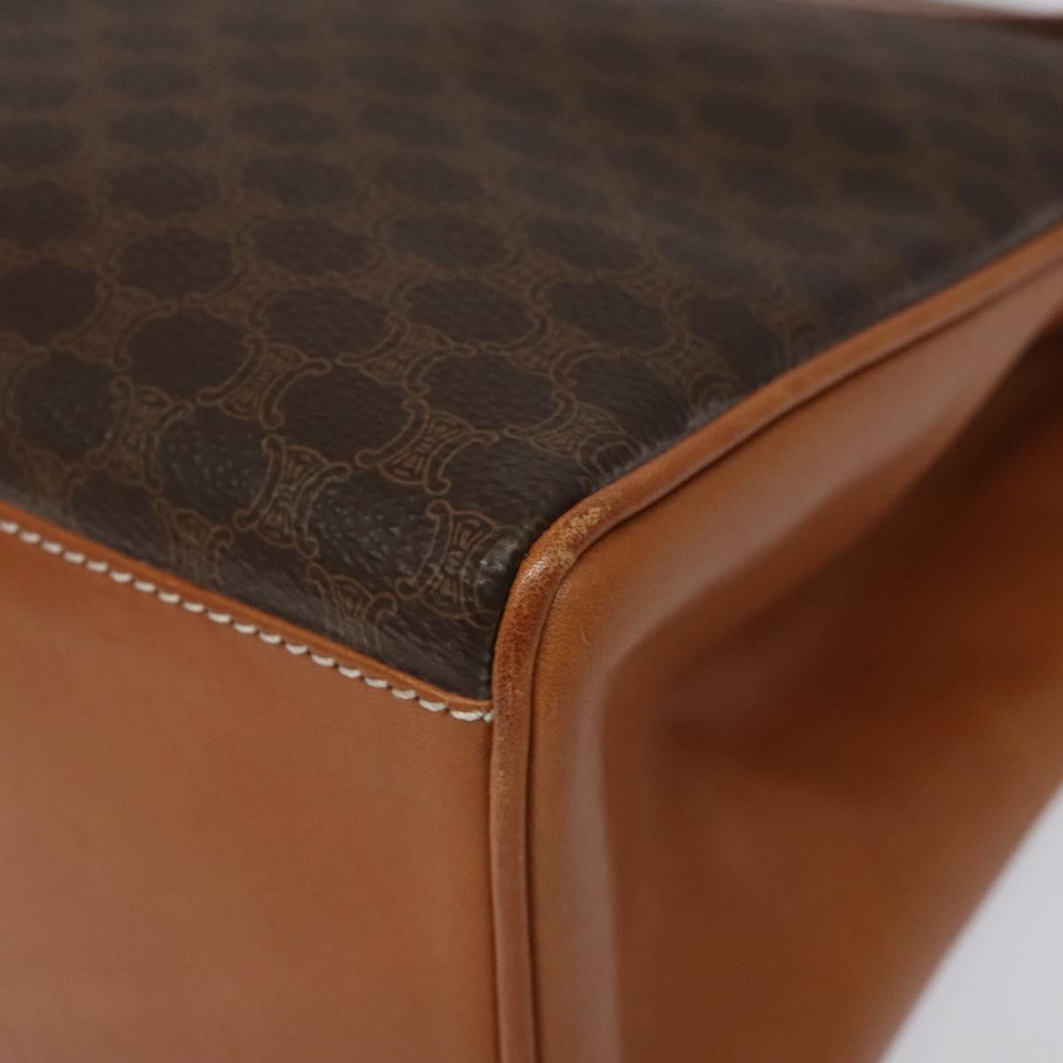 Céline Macadam Brown Canvas Handbag (Pre-Owned)
