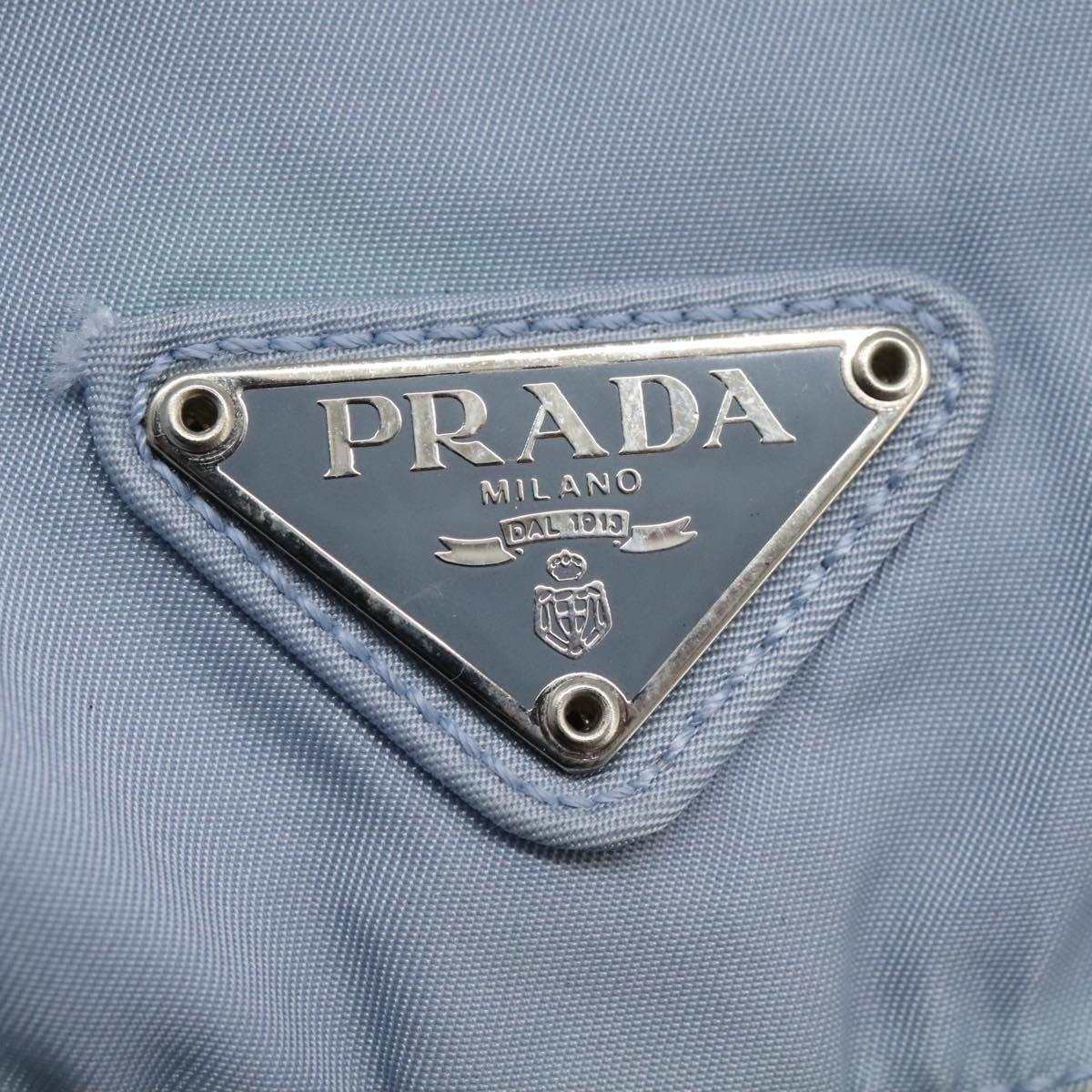 Prada Re-Nylon Blue Synthetic Backpack Bag (Pre-Owned)