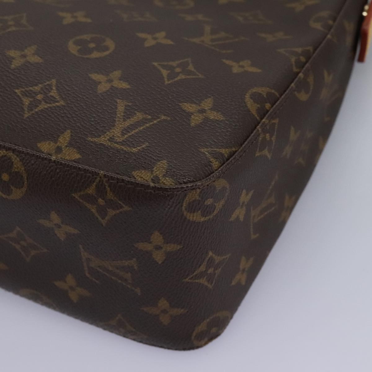 Louis Vuitton Looping Mm Brown Canvas Shoulder Bag (Pre-Owned)