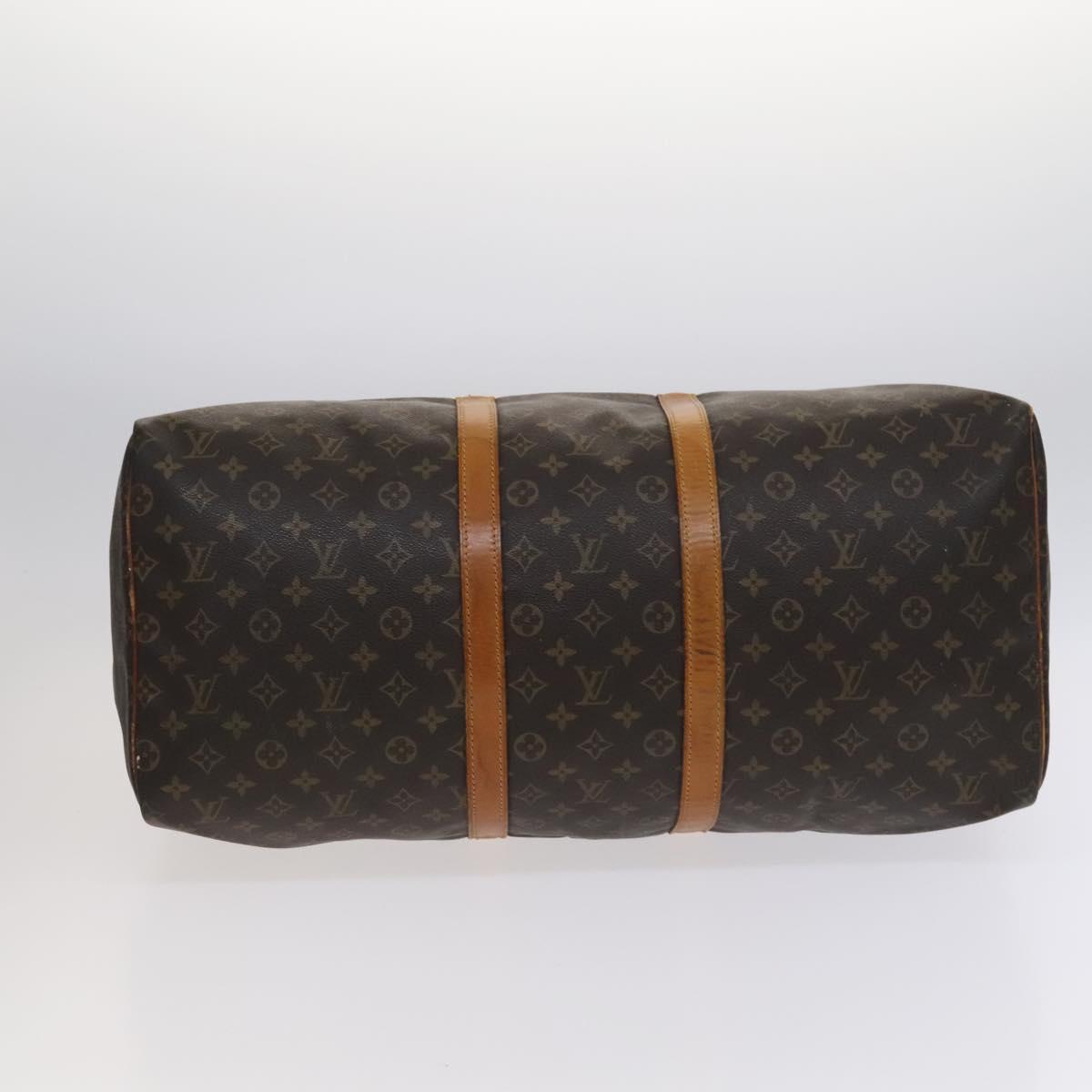 Louis Vuitton Keepall 50 Black Canvas Travel Bag (Pre-Owned)