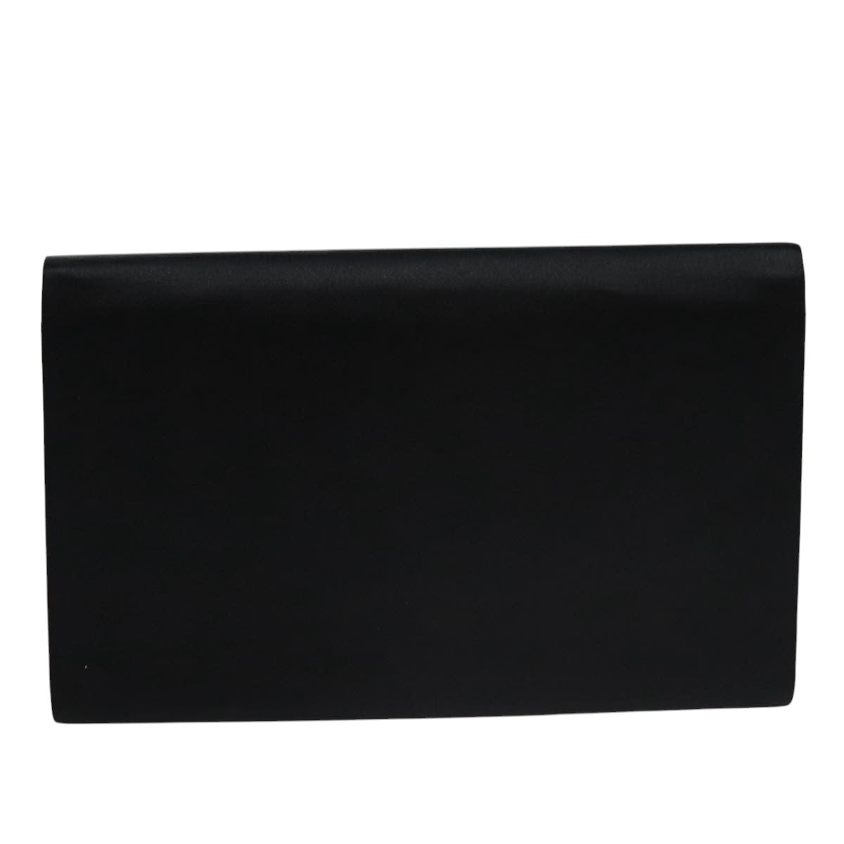 Bottega Veneta Black Silk Clutch Bag (Pre-Owned)
