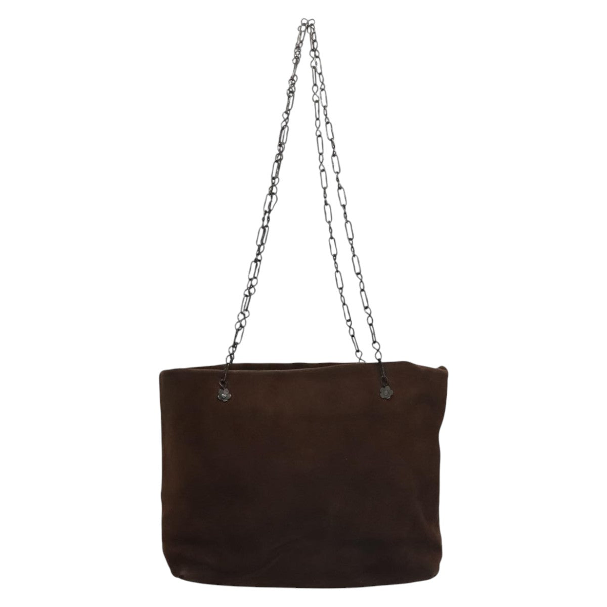 Prada Brown Suede Shoulder Bag (Pre-Owned)