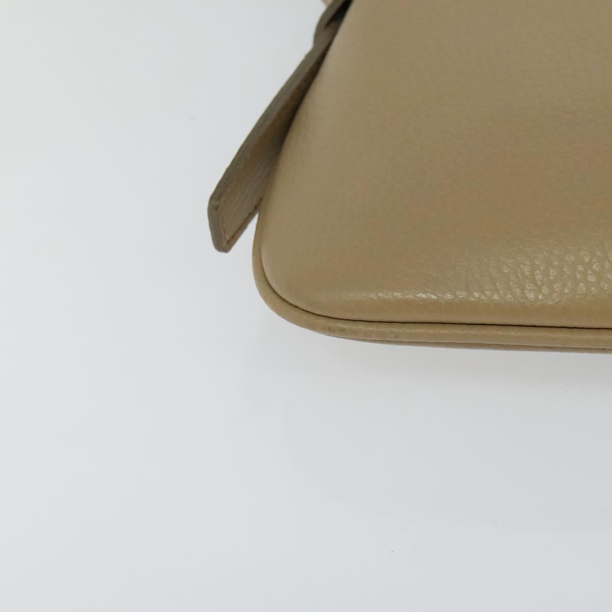 Burberry - Beige Leather Shoulder Bag (Pre-Owned)