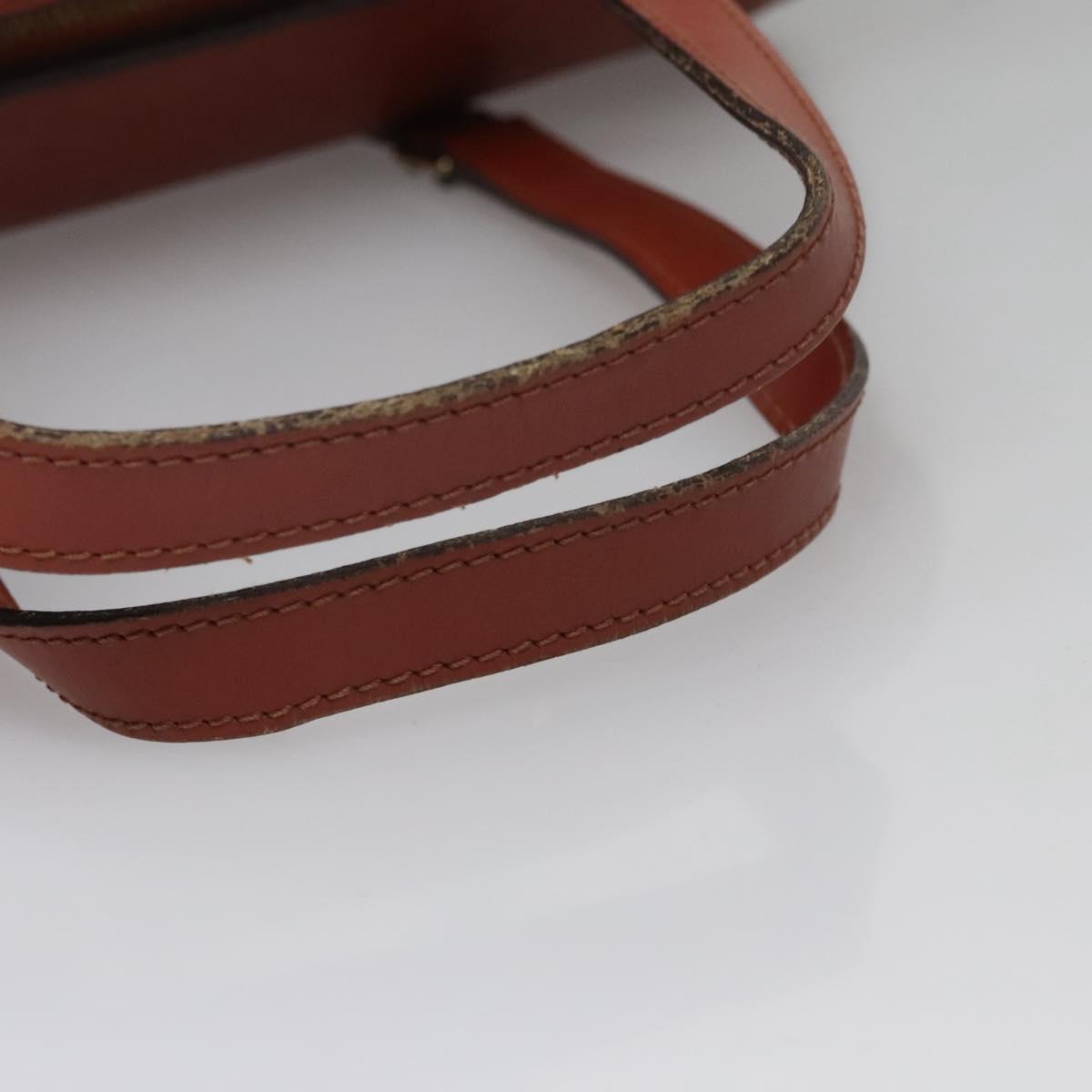 Louis Vuitton Soufflot Brown Leather Handbag (Pre-Owned)