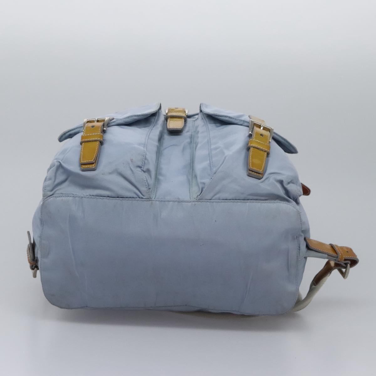 Prada Re-Nylon Blue Synthetic Backpack Bag (Pre-Owned)