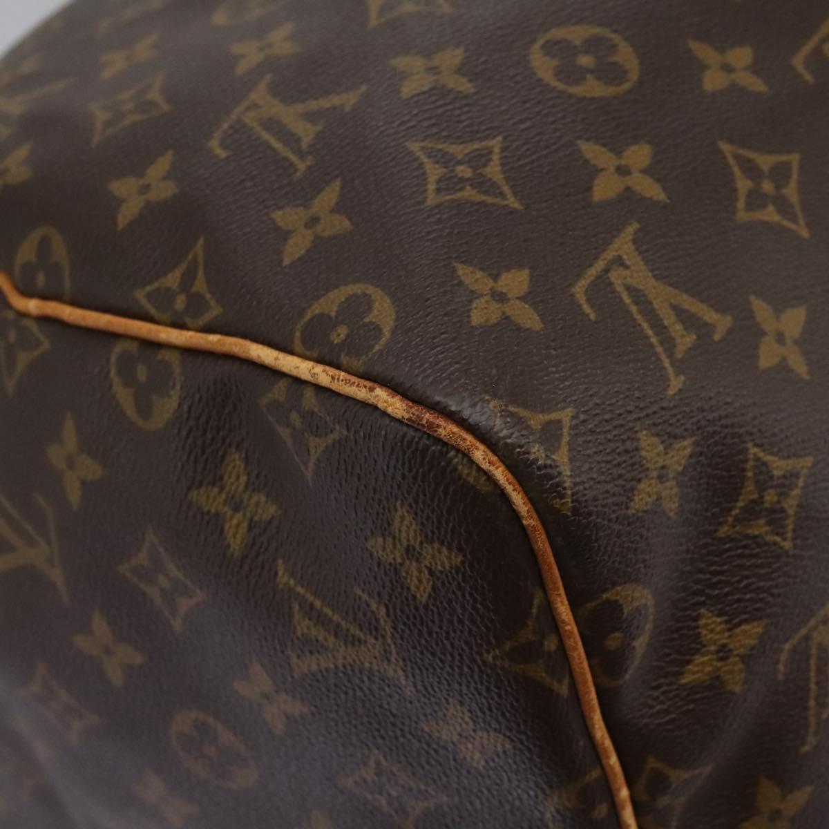 Louis Vuitton Keepall 55 Brown Canvas Travel Bag (Pre-Owned)