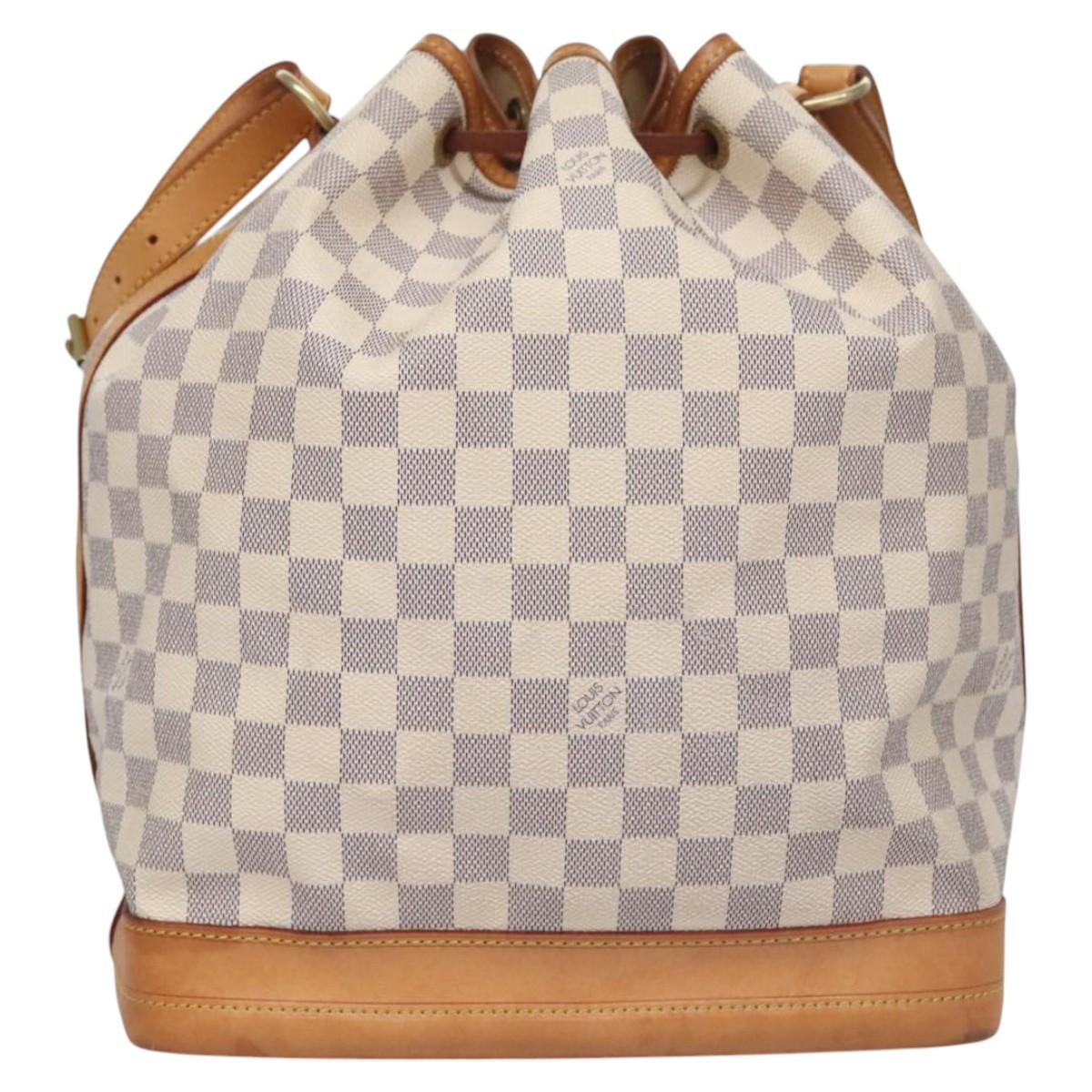 Louis Vuitton Noe Beige Canvas Shoulder Bag (Pre-Owned)