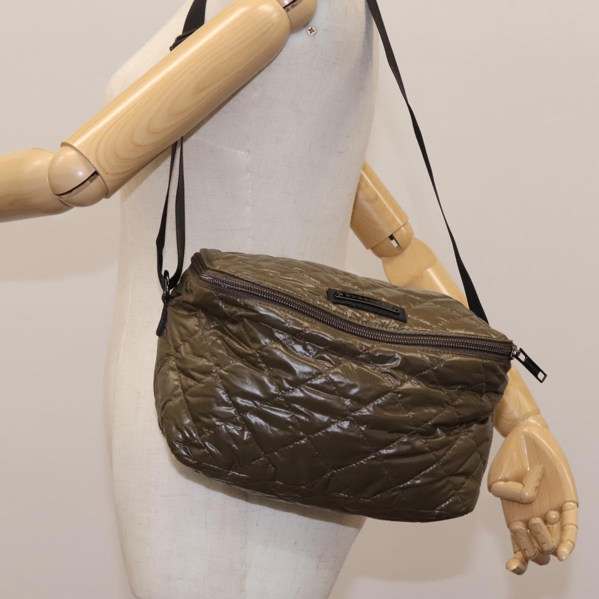 Burberry Khaki Synthetic Shoulder Bag (Pre-Owned)