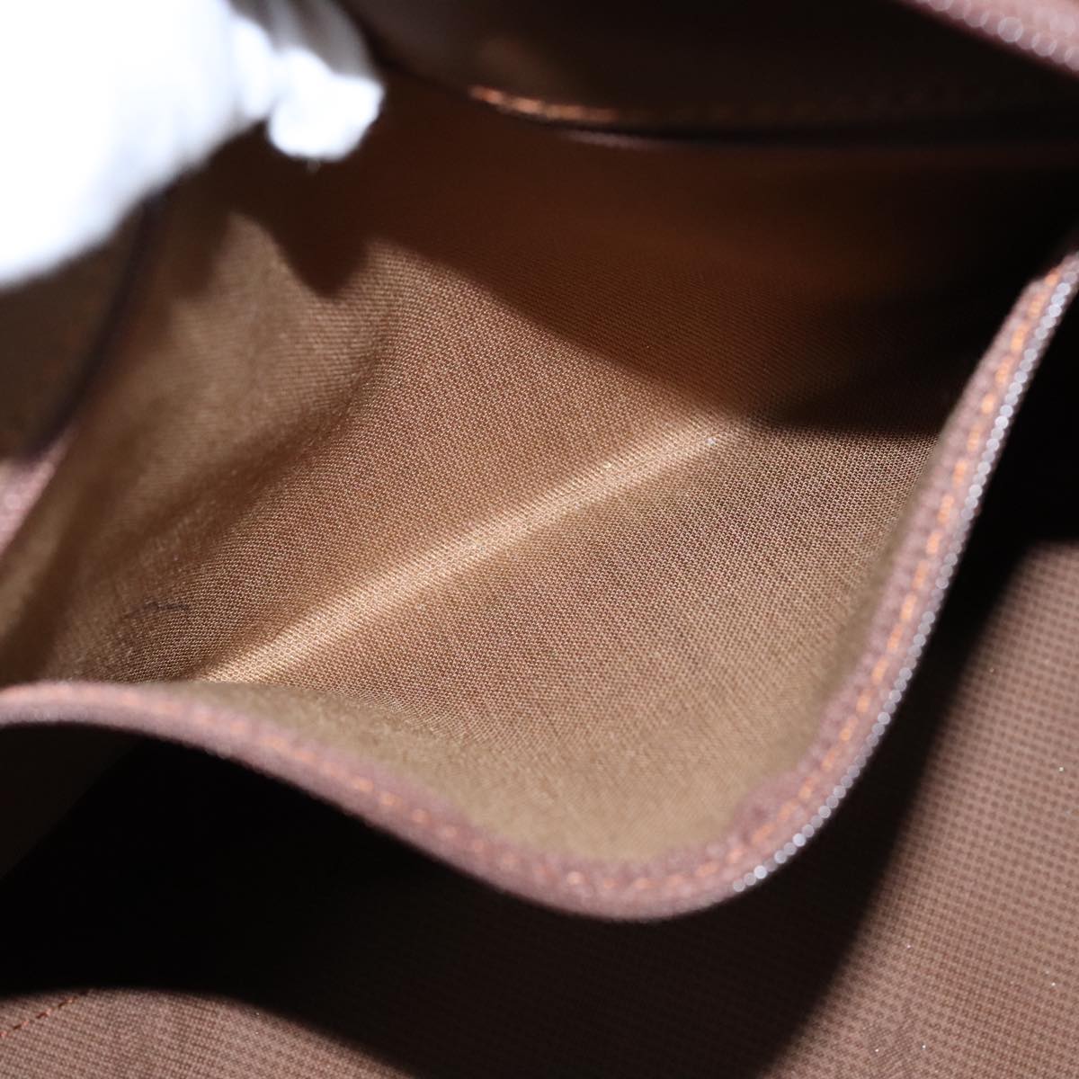 Burberry Haymarket Beige Canvas Handbag (Pre-Owned)