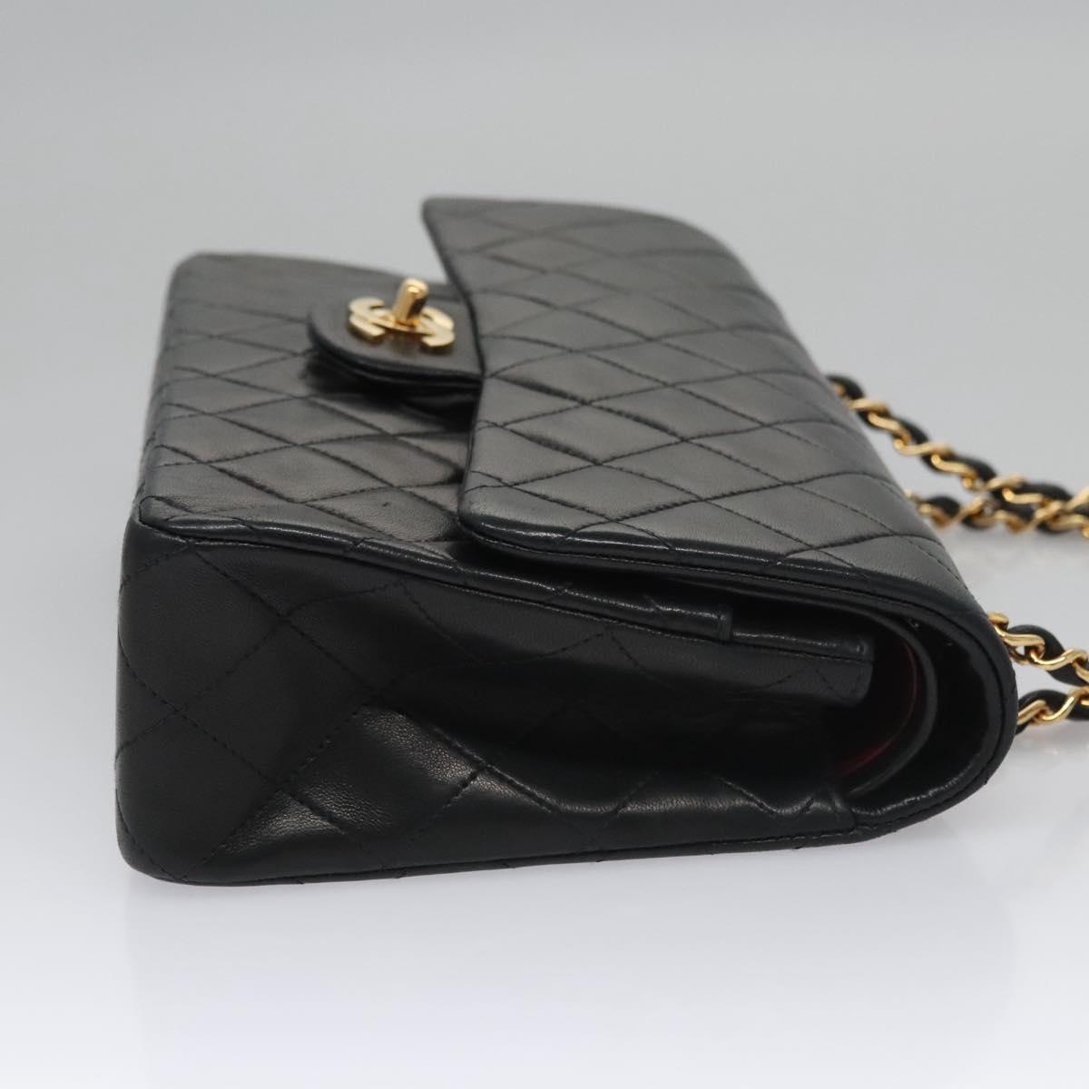 Chanel Timeless Black Leather Shoulder Bag (Pre-Owned)