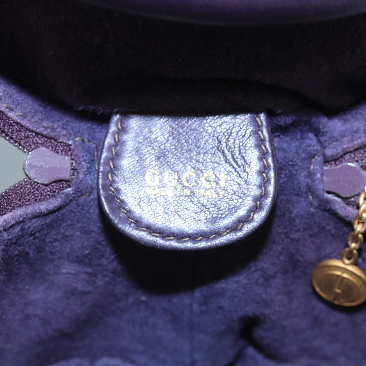 Gucci Vanity Purple Leather Handbag (Pre-Owned)