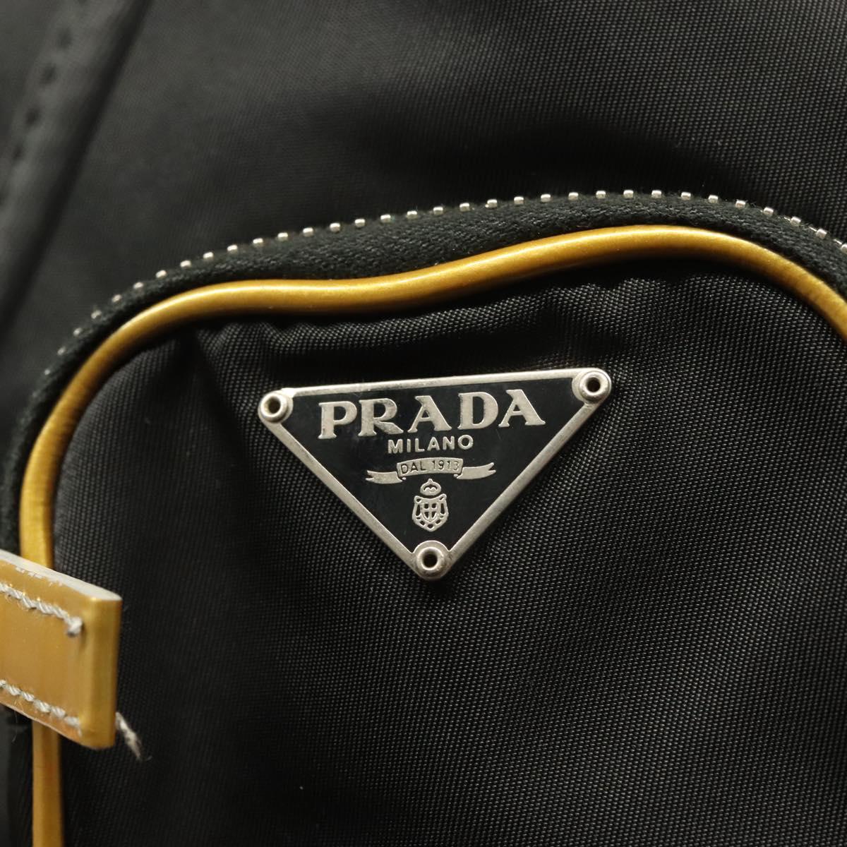 Prada Re-Nylon Black Nylon Handbag (Pre-Owned)
