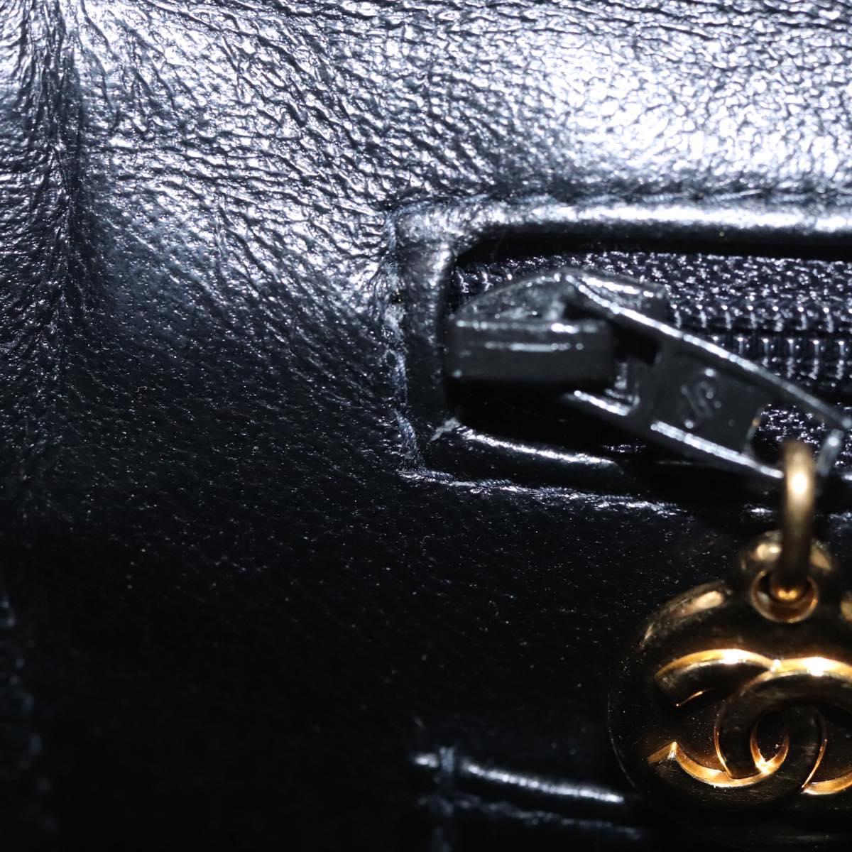 Chanel Timeless/Classique Black Patent Leather Backpack Bag (Pre-Owned)
