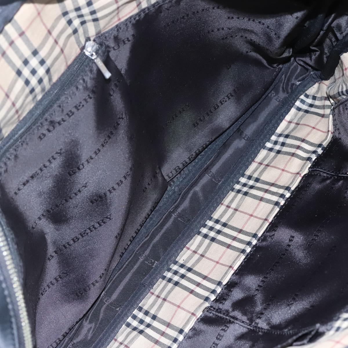 Burberry Nova Check Black Synthetic Briefcase Bag (Pre-Owned)