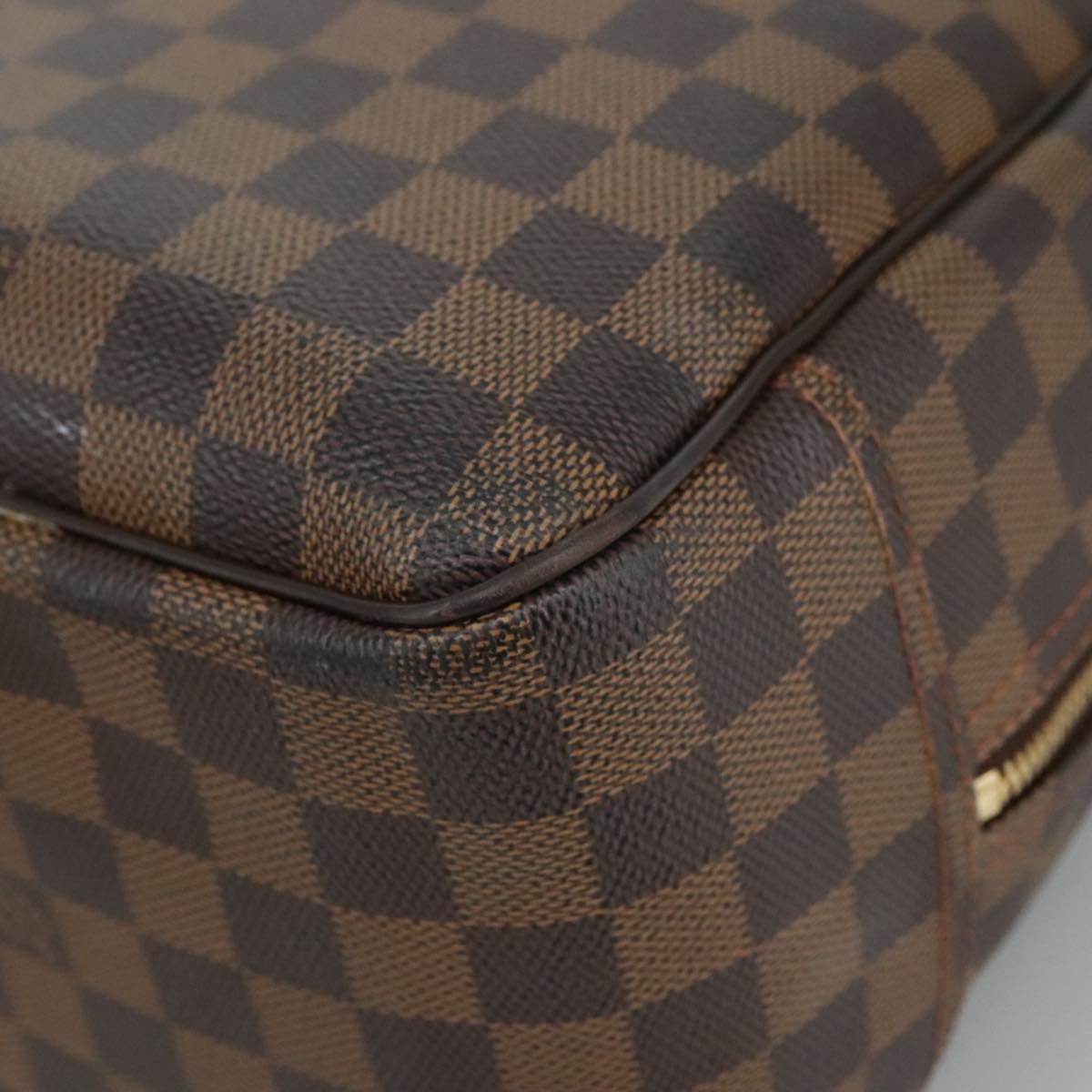 Louis Vuitton Deauville Brown Canvas Tote Bag (Pre-Owned)