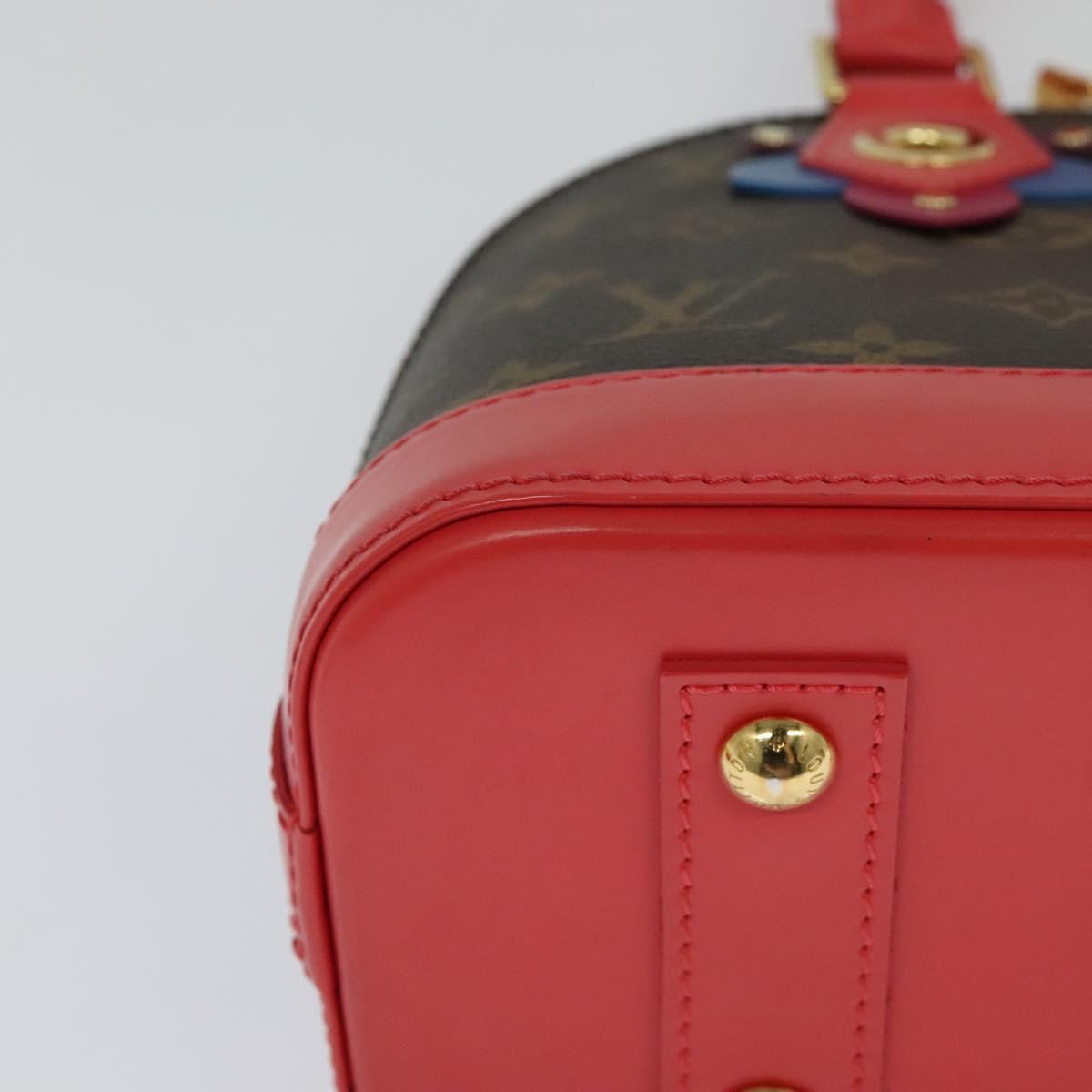 Louis Vuitton Alma Bb Red Canvas Handbag (Pre-Owned)