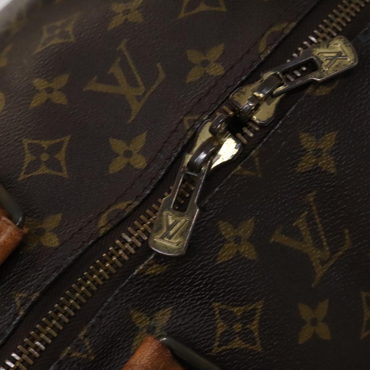 Louis Vuitton Keepall 60 Brown Canvas Travel Bag (Pre-Owned)