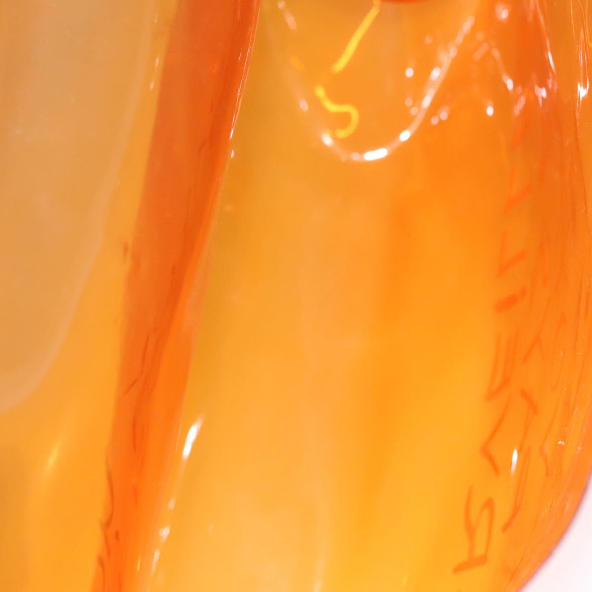 Hermès Orange Vinyl Handbag (Pre-Owned)