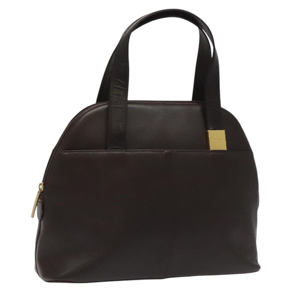 Burberry Brown Leather Handbag (Pre-Owned)