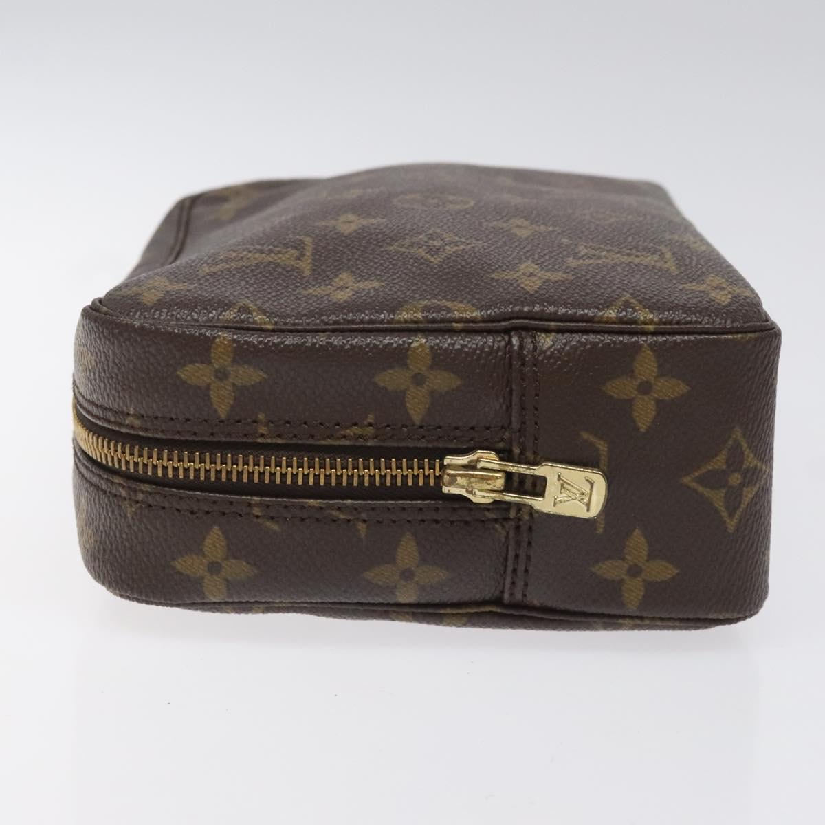 Louis Vuitton Trousse De Toilette Brown Canvas Clutch Bag (Pre-Owned)