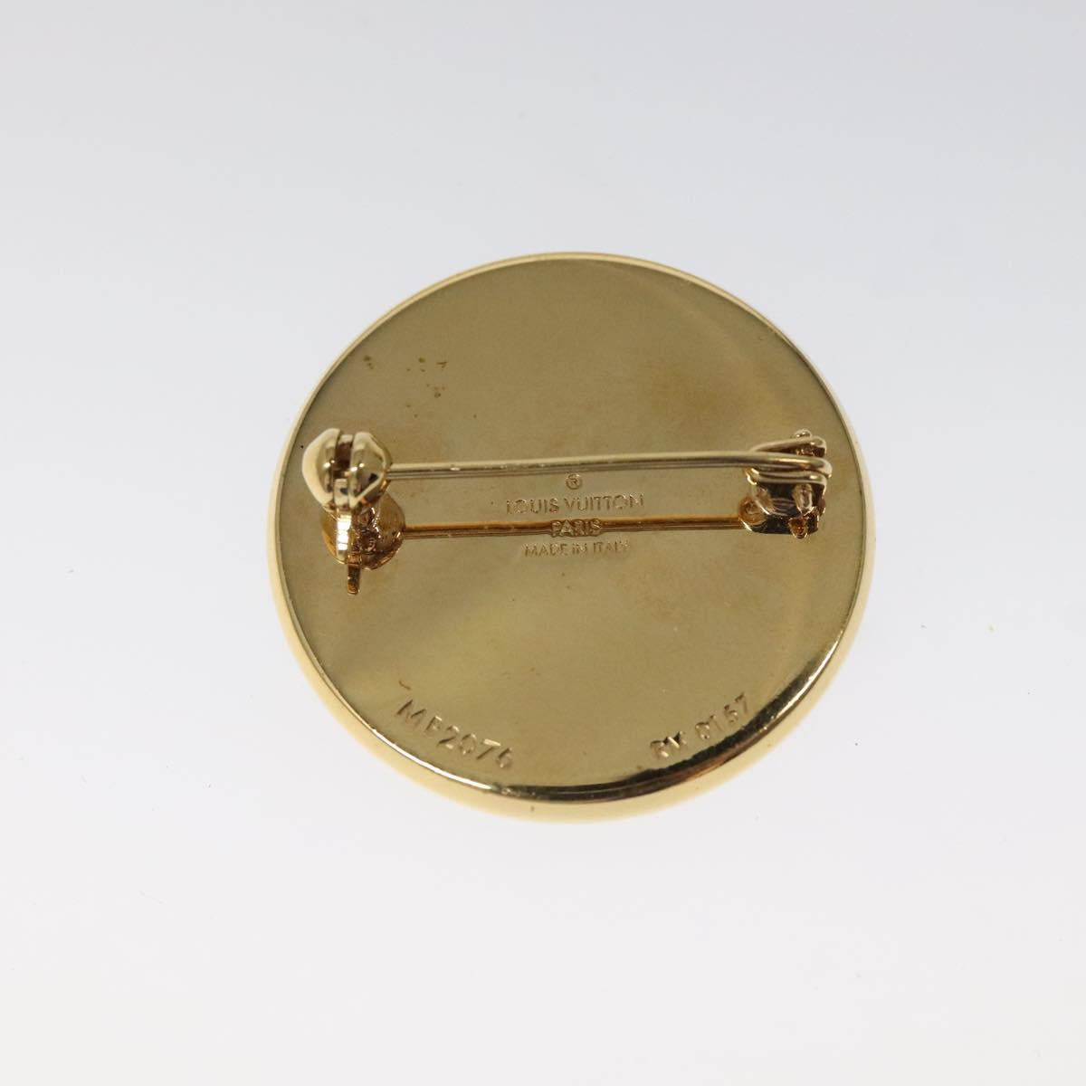 Louis Vuitton Gold Gold Plated Brooch Jewelry (Pre-Owned)