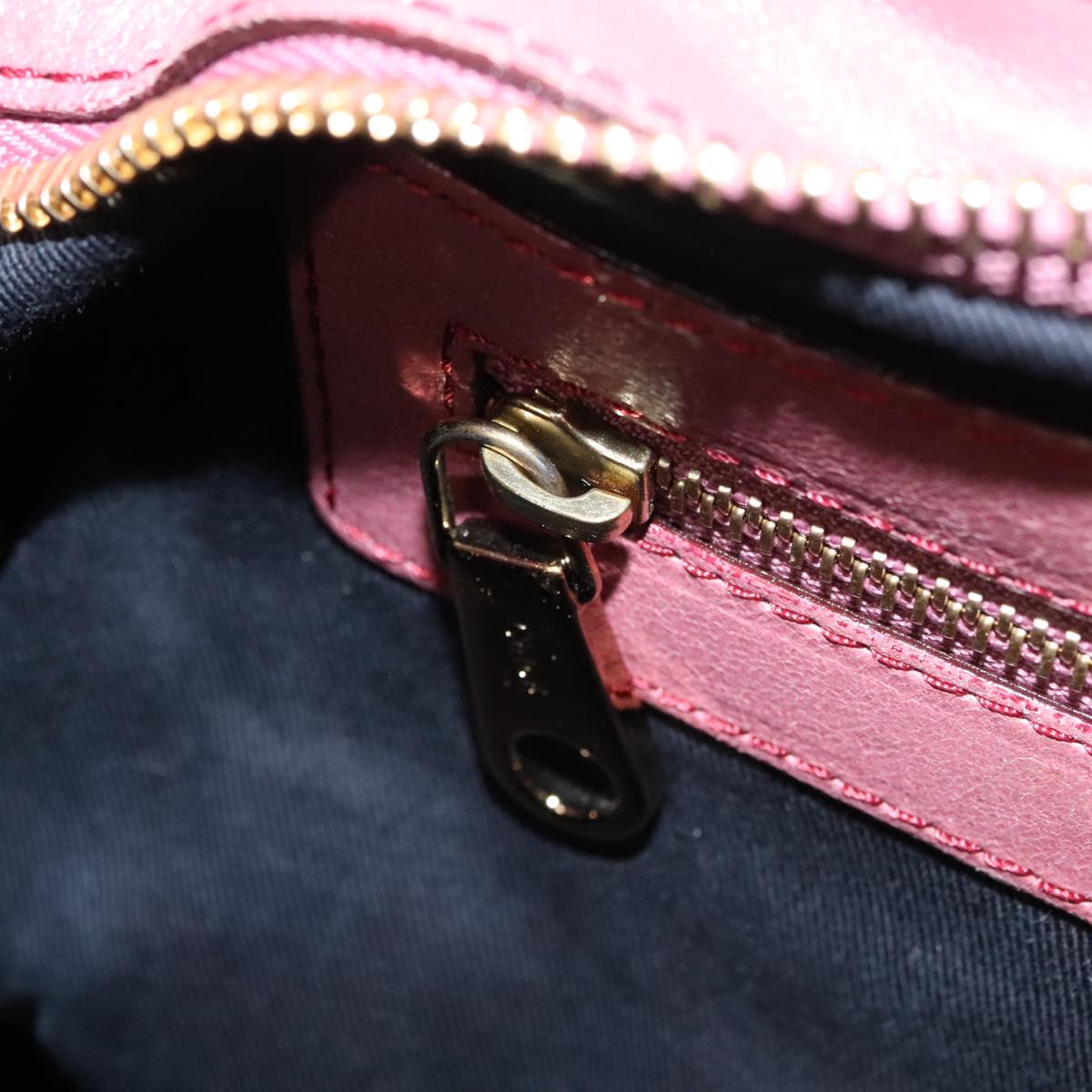 Chloé Ethel Pink Leather Handbag (Pre-Owned)