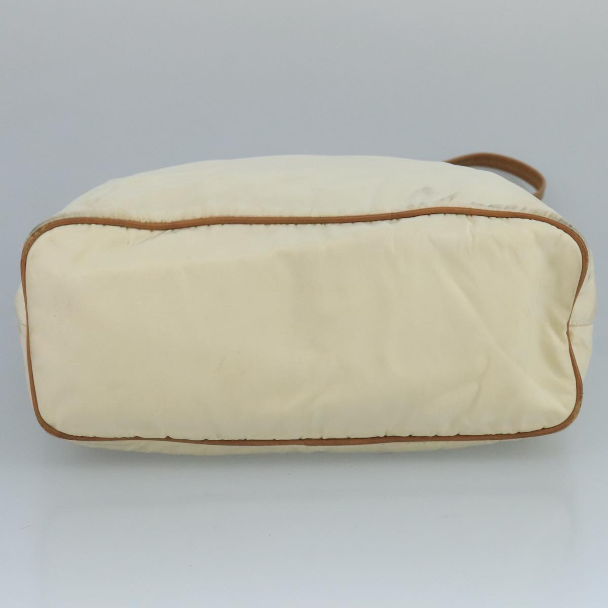 Prada Re-Nylon White Synthetic Shoulder Bag (Pre-Owned)