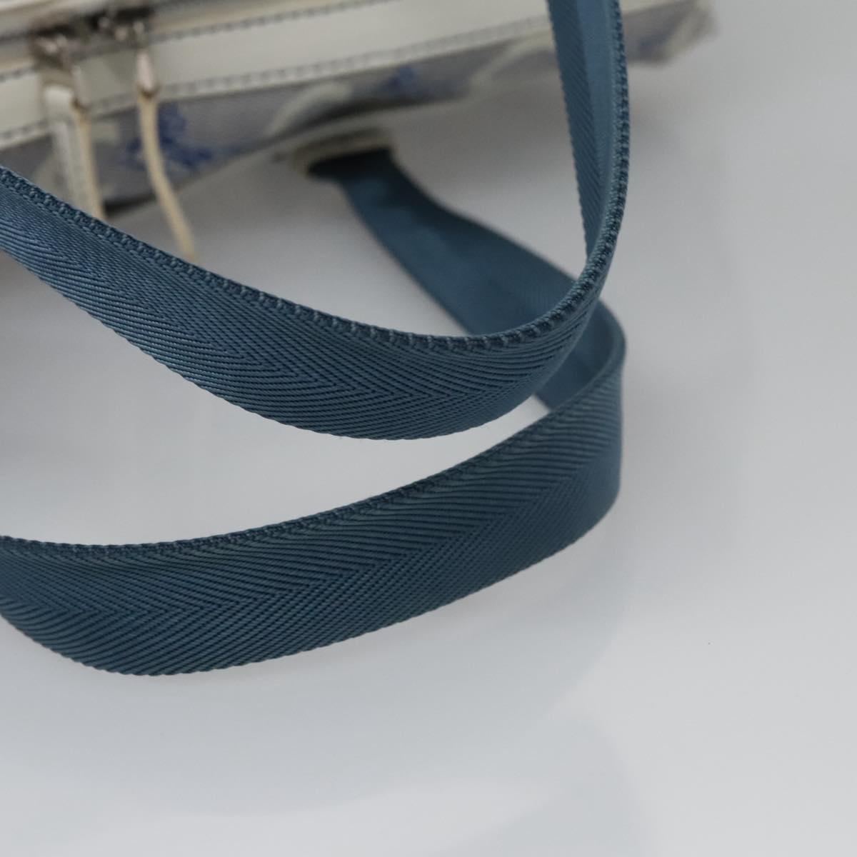 Céline Macadam Blue Canvas Handbag (Pre-Owned)