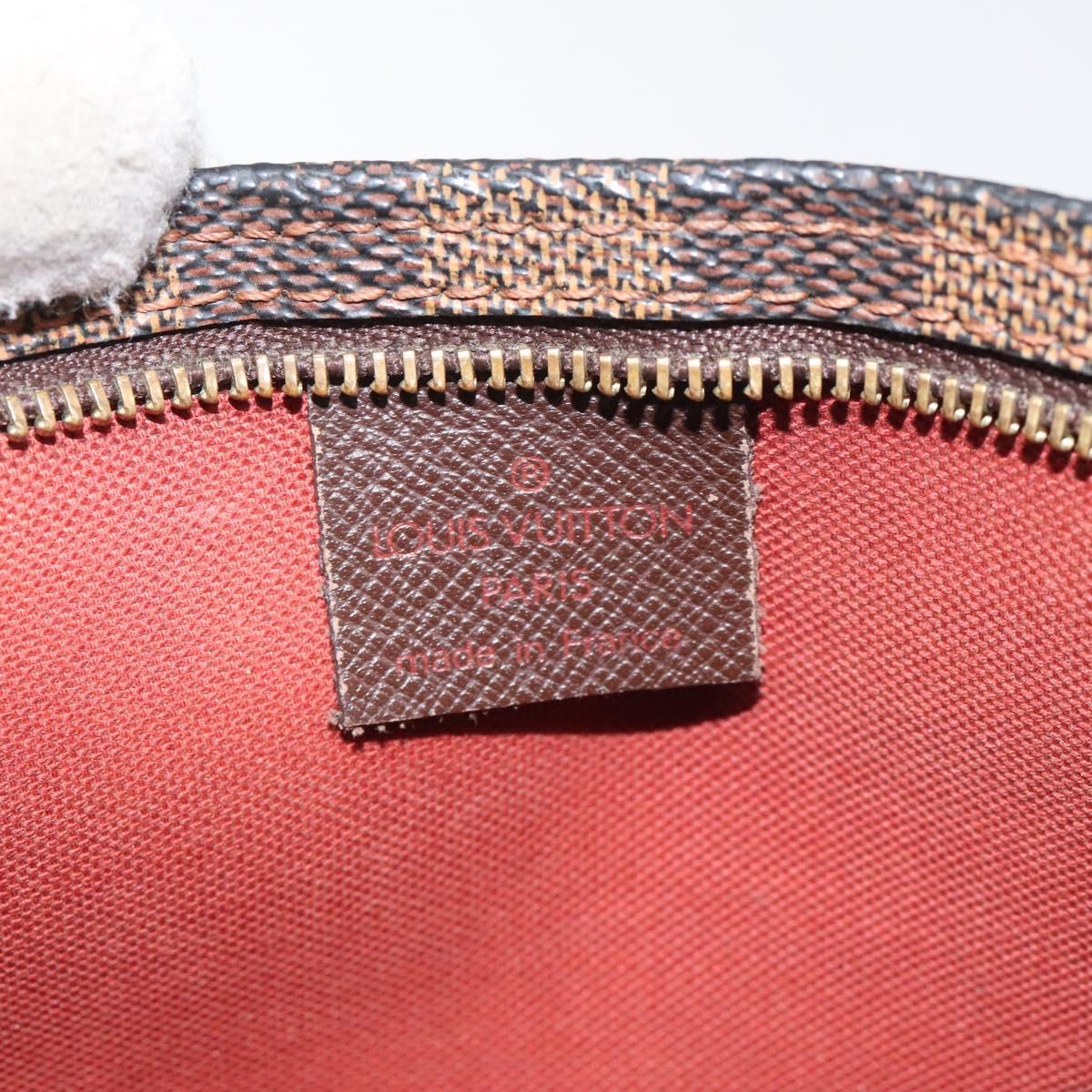 Louis Vuitton Trousse Makeup Brown Canvas Clutch Bag (Pre-Owned)
