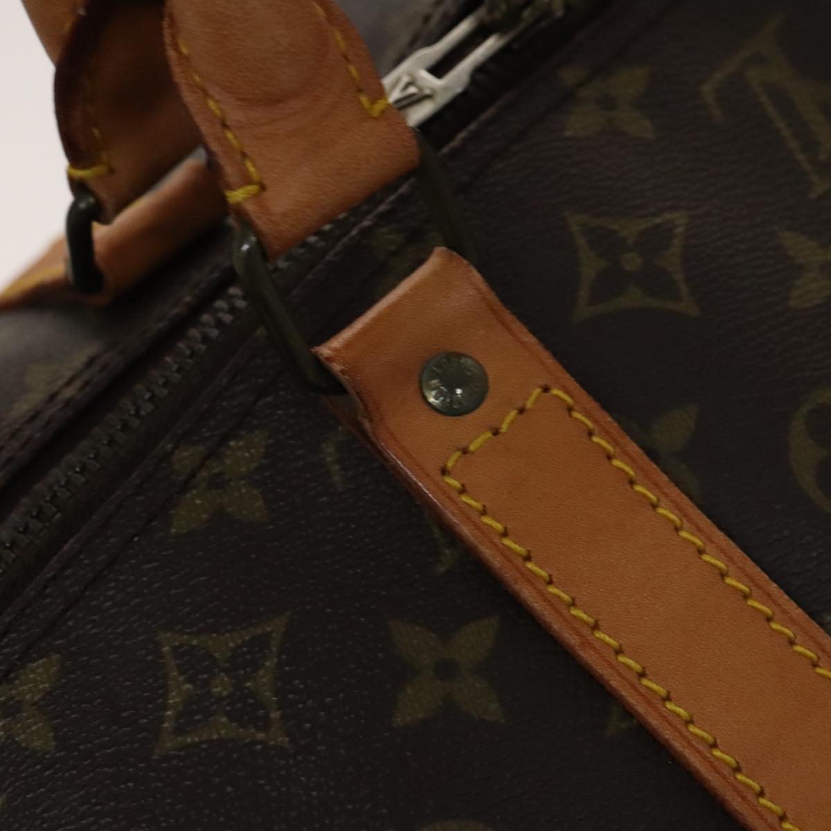Louis Vuitton Keepall 60 Brown Canvas Travel Bag (Pre-Owned)