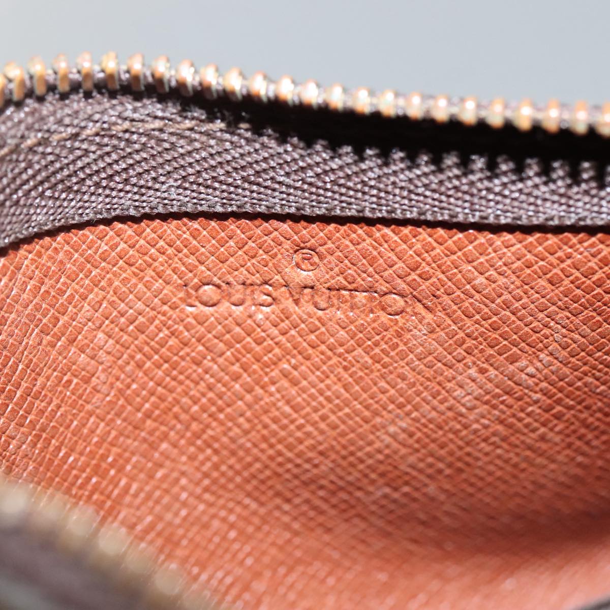 Louis Vuitton Pochette Clés Brown Canvas Wallet (Pre-Owned)