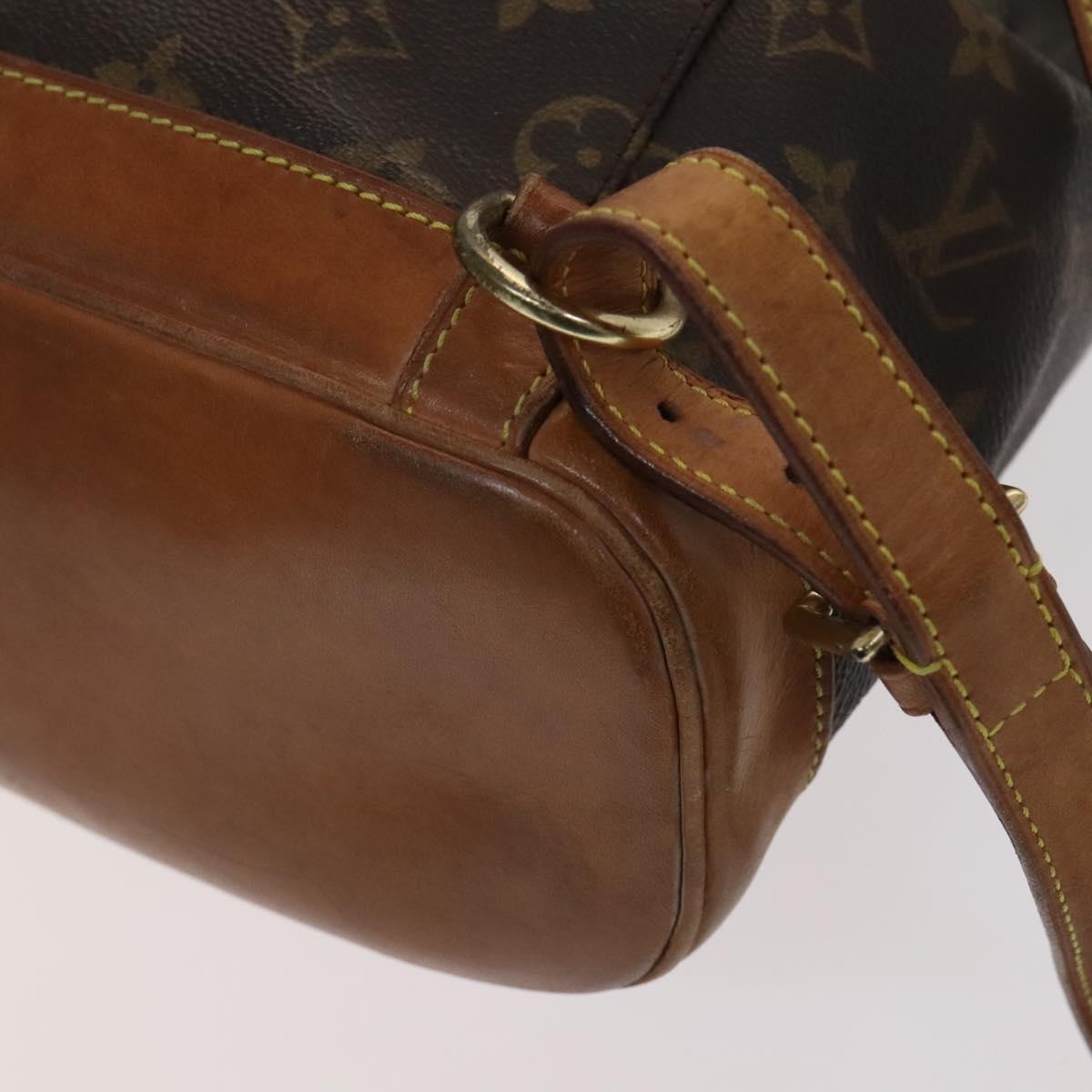 Louis Vuitton Montsouris Mm Brown Canvas Backpack Bag (Pre-Owned)