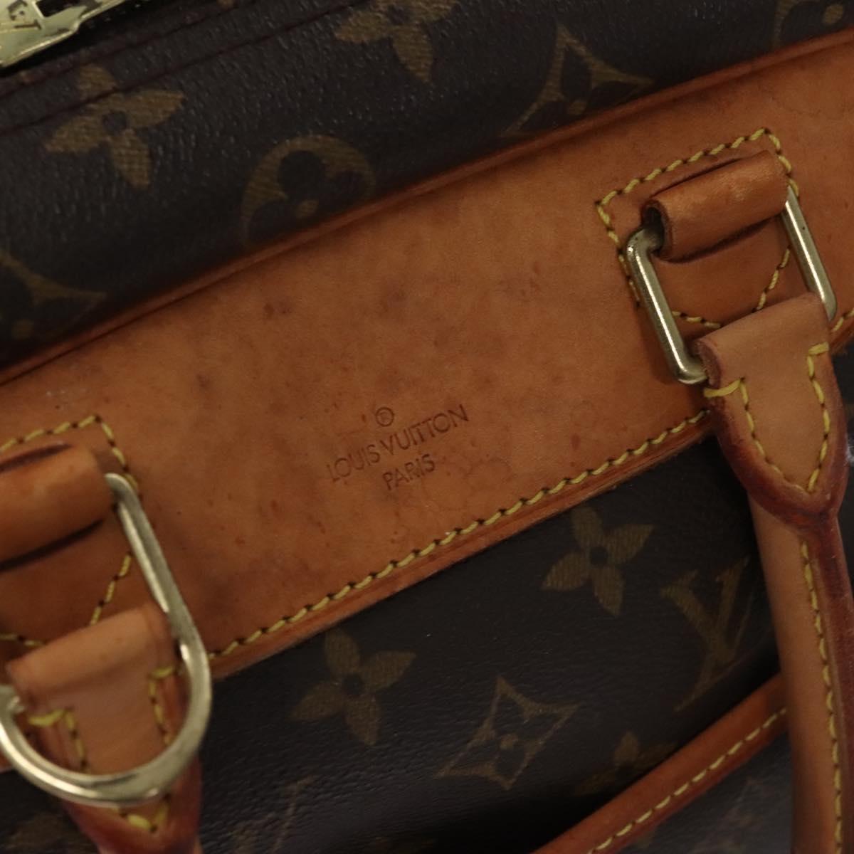 Louis Vuitton Deauville Brown Canvas Handbag (Pre-Owned)