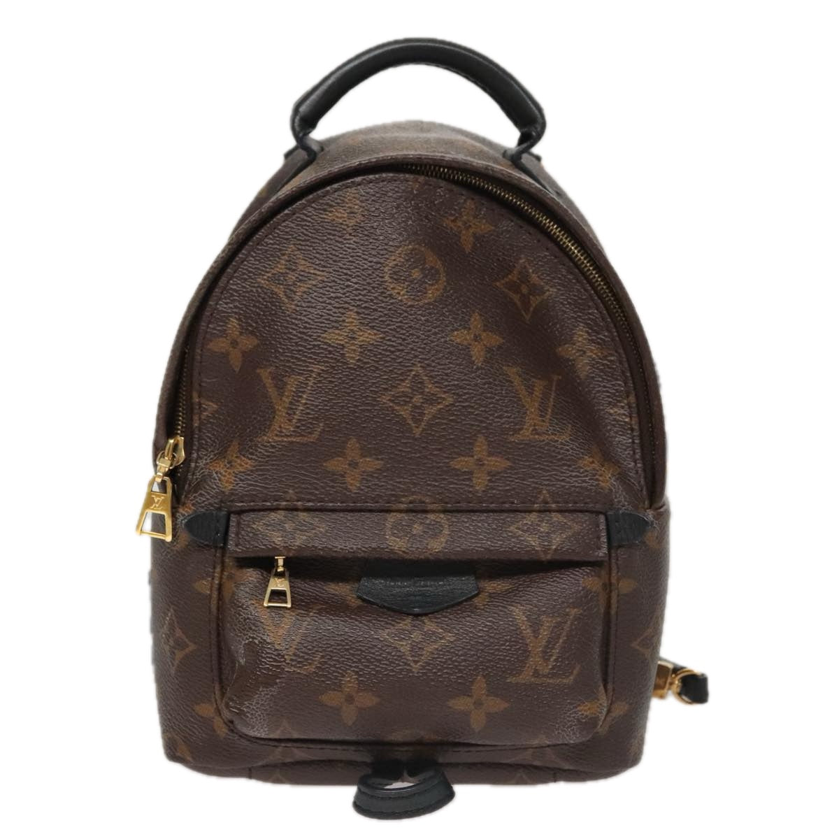 Louis Vuitton Palm Springs Mini Brown Canvas Backpack Bag (Pre-Owned)