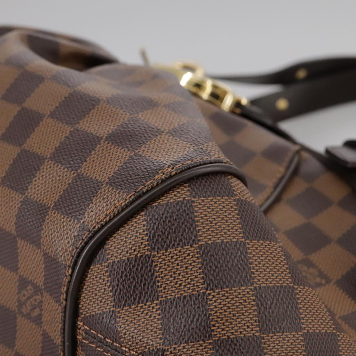 Louis Vuitton Sistina Brown Canvas Tote Bag (Pre-Owned)